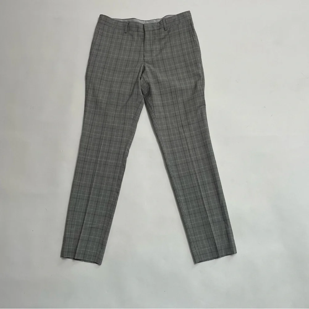 TED BAKER “Roger CT” slim wool dress pants